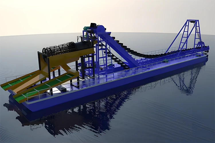 Bucket Chain Dredger