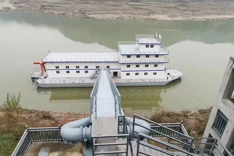 Waters with Large Water Level Fluctuations Pumping Station